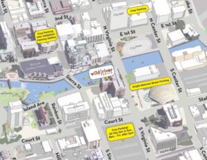 Wild River Grille Parking Map