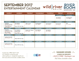 September 2017 Music Cal.