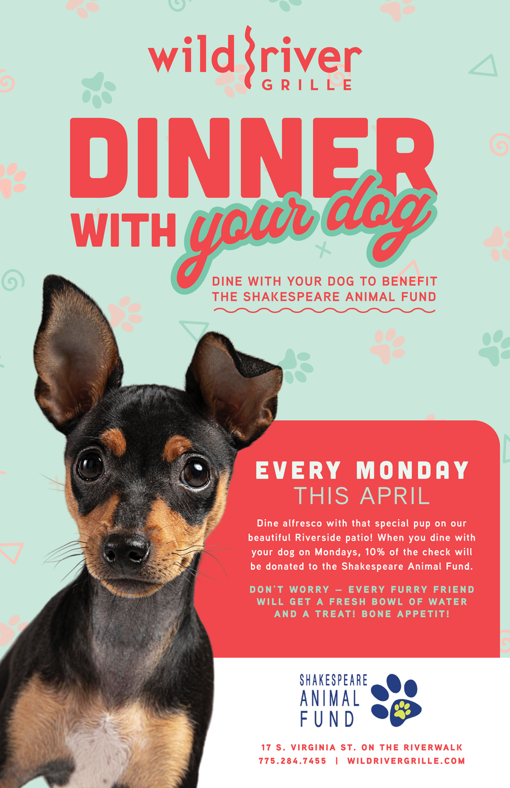 Dinner with Your Dog April